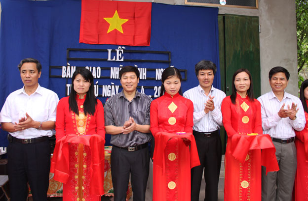 Khánh thành nhà tình nghĩa do HANDICO hỗ trợ kinh phí xây dựng tại huyện Ứng Hòa, TP. Hà Nội